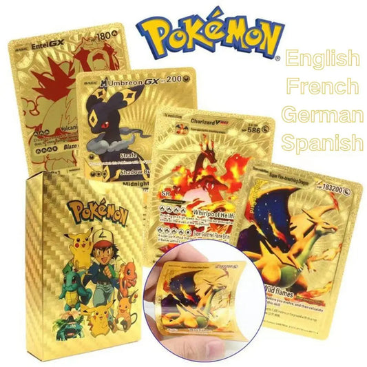 Cartas Pokémon 27 y 55 piezas